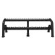 STR47 DOUBLE ROW DUMBBELL RACK 10 PAIRS COMMERCIAL HMS
