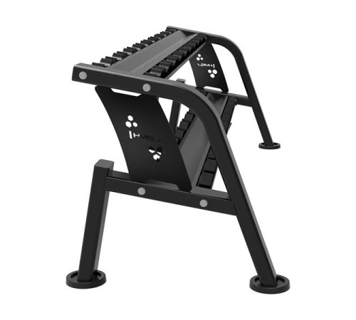 STR47 DOUBLE ROW DUMBBELL RACK 10 PAIRS COMMERCIAL HMS