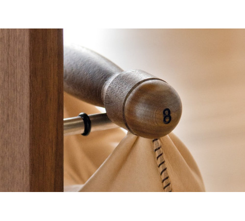 Стійка з гантелями NOHRD Classic Nature Walnut Leather 2-8 кг