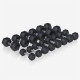 Стійка з шестигранними гантелями Gorilla Sports Hex 2 х 6-30 кг