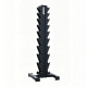 UnderFit Stojak na hantle 10 par UNDERFIT pionowy Hex