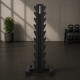 UnderFit Stojak na hantle 10 par UNDERFIT pionowy Hex