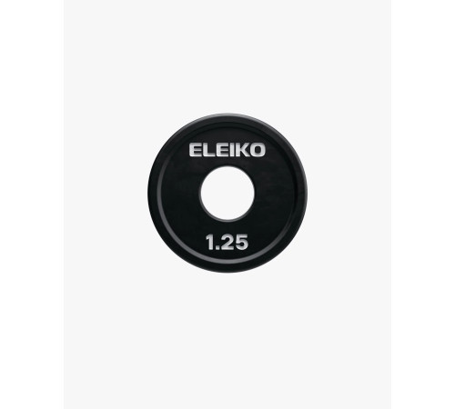 Диск Eleiko 1,25 кг, чорний