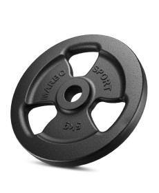 Диск металевий Tri Grips weight plate 5 кг 31 mm bore - Marbo Sport