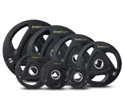 Диск олімпійський Hop-Sport SmartGym 25кг Диск олімпійський Hop-Sport SmartGym 25кг