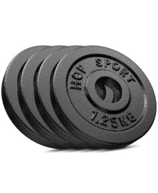 Сет з металевих дисків Hop-Sport Strong 4x1,25 кг