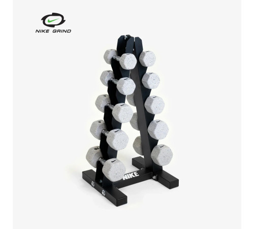 Стійка з гантелями Nike Strength 2-10 кг, чорна