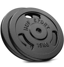 Сет з металевих дисків Hop-Sport Strong 2x15 кг