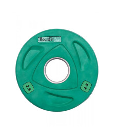 Диск олімпійський HouseFit OR-102-2.5, 2.5 кг зелений