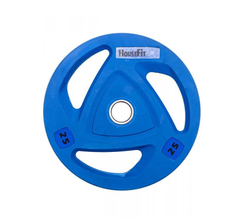Диск олімпійський HouseFit OR-102-25, 25 кг синій
