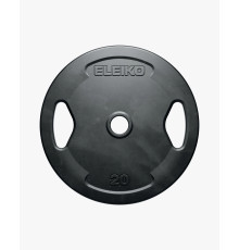 Диск обгумований з ручками Eleiko Grip Plate 20 кг