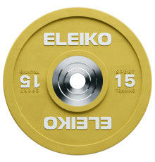 Диск тренувальний Eleiko Sport Training 15 кг 3062910-15