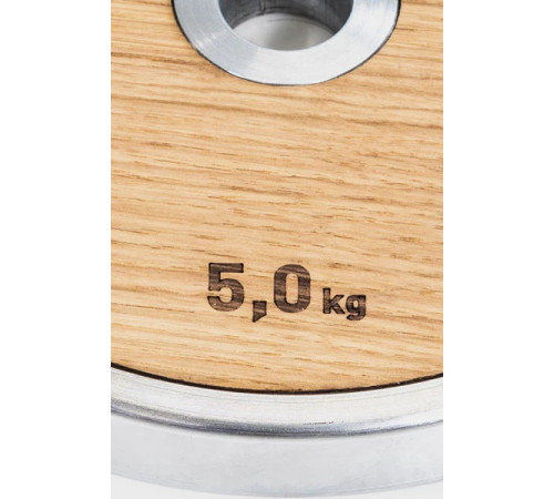 NOHRD WeightPlate 5kg x2 Oak Vintage