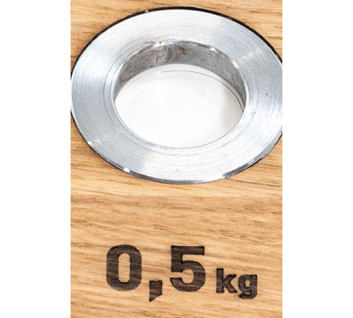 Диск 0,5 кг NOHRD WeightPlate Club Ash