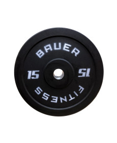 Диск бамперний Bauerfitness AC-1563 15 кг 