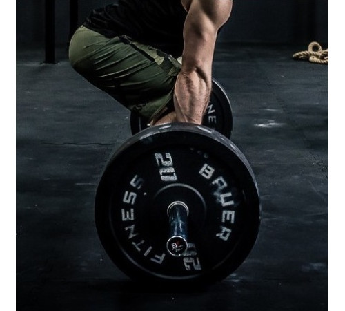 Диск бамперний Bauerfitness AC-1564 20 кг Диск бамперний Bauerfitness AC-1564 20 кг