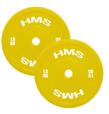 Диски HMS TPP01 2 x 1.5 кг, жовті