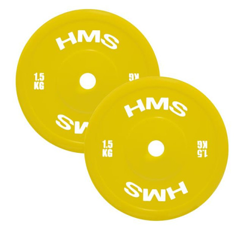 Диски HMS TPP01 2 x 1.5 кг, жовті