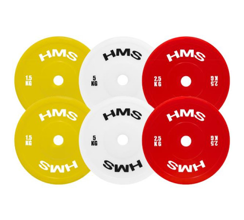 Диски HMS TPP01 2 x 1.5 кг, жовті