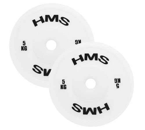 Диски HMS TPP05 2 x 5.0 кг, білі
