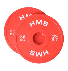 Диски олімпійські HMS CBRS25 2 x 2,5 кг