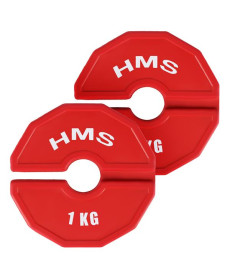 Диски HMS TSN100 2 x 1 кг, червоні