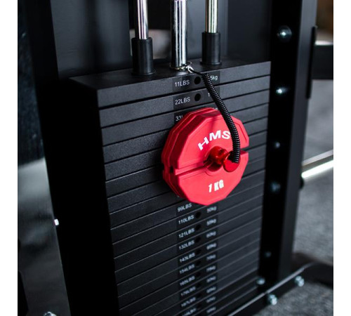 Диски HMS TSN100 2 x 1 кг, червоні