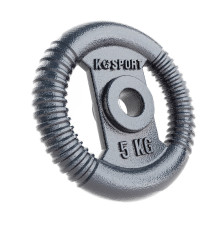 Диск чавунний K-SPORT KETTEL 5 кг