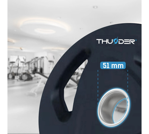 Диск олімпійський THUNDER 2,5 кг