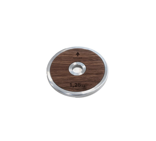 Диск 1,25 кг NOHRD WeightPlate Classic Walnut