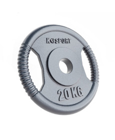 Диск чавунний  K-SPORT O20 20 кг