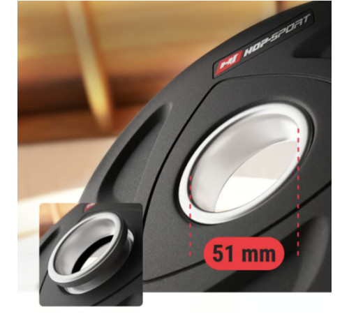 Диск олімпійський Hop-Sport 10 кг