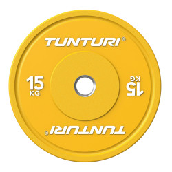 Диск Tunturi Platinum Bumper 15 кг
