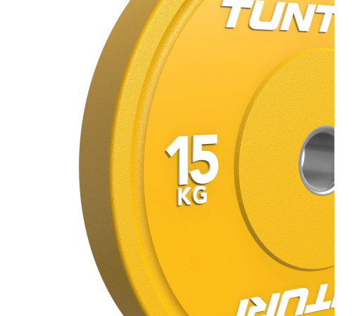 Диск Tunturi Platinum Bumper 15 кг