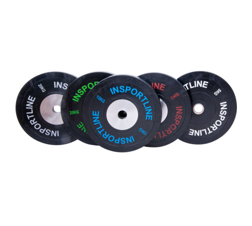 Диск чавунний прогумований inSPORTline 25 кг