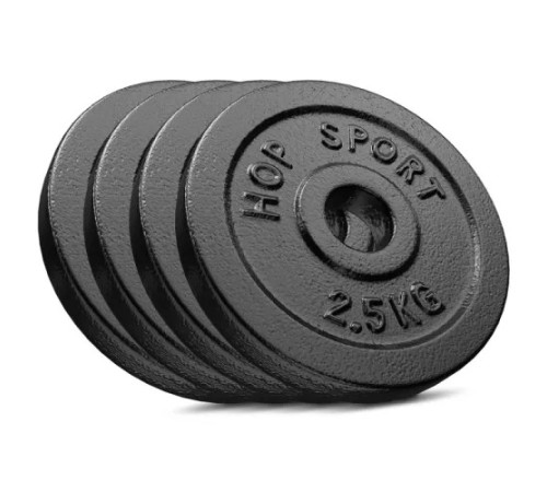 Набір дисків чавунних Hop-Sport Strong 4 x 2,5 кг