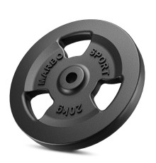 Диск чавунний прогумований Marbo Sport MW-O20G-kier 20 кг