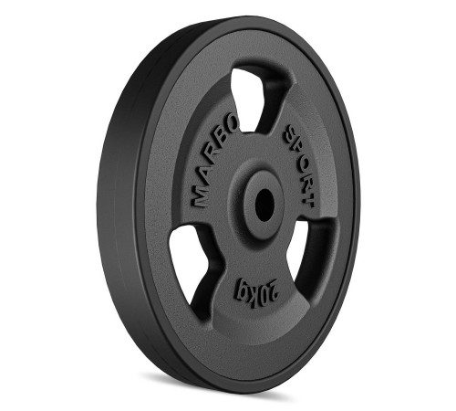 Диск чавунний прогумований Marbo Sport MW-O20G-kier 20 кг Диск чавунний прогумований Marbo Sport MW-O20G-kier 20 кг