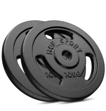 Набір дисків чавунних Hop-Sport Strong 2 x 10 кг