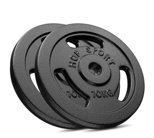 Набір дисків чавунних Hop-Sport Strong 2 x 10 кг