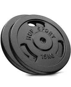 Набір дисків чавунних Hop-Sport Strong 2 x 15 кг