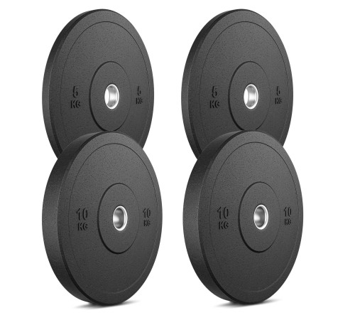 Диски гумові Marbo Sport MW-Bumper 2 x 10 кг, 2 x 5 кг