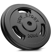 Набір дисків чавунних Hop-Sport Strong 2 x 20 кг