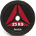 Диски Reebok Bumper Plate 25 кг