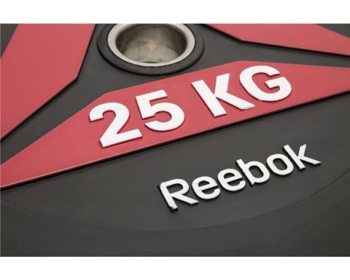 Диски Reebok Bumper Plate 25 кг