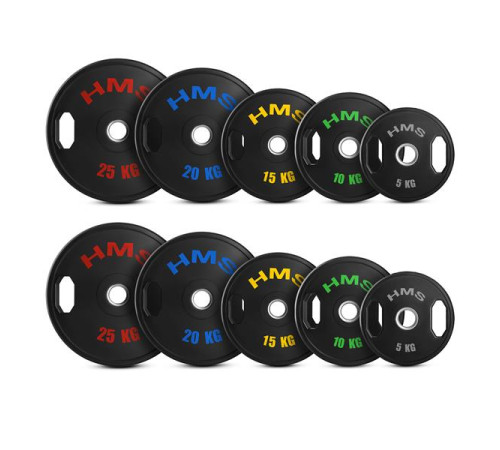Диски олімпійські HMS TOG 2 x 5 - 25 кг