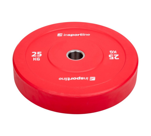 Диск олімпійський inSPORTline Bumper Plate Go 25 кг