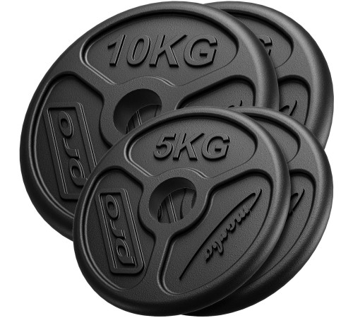 Диски олімпійські Marbo Sport MW-2x10KG_2x5KG-OLI 2 x 10 кг, 2 x 5 кг