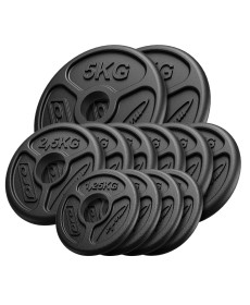 Диски олімпійські Marbo Sport MW-2x5KG_6x2,5KG_4x1,25-OLI 30 кг