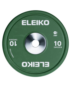 Диск змагальний для важкої атлетики Eleiko IWF, 10 кг